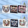 6PCS Diamond Painting Wing Greeting Cards Postcards with Envelopes