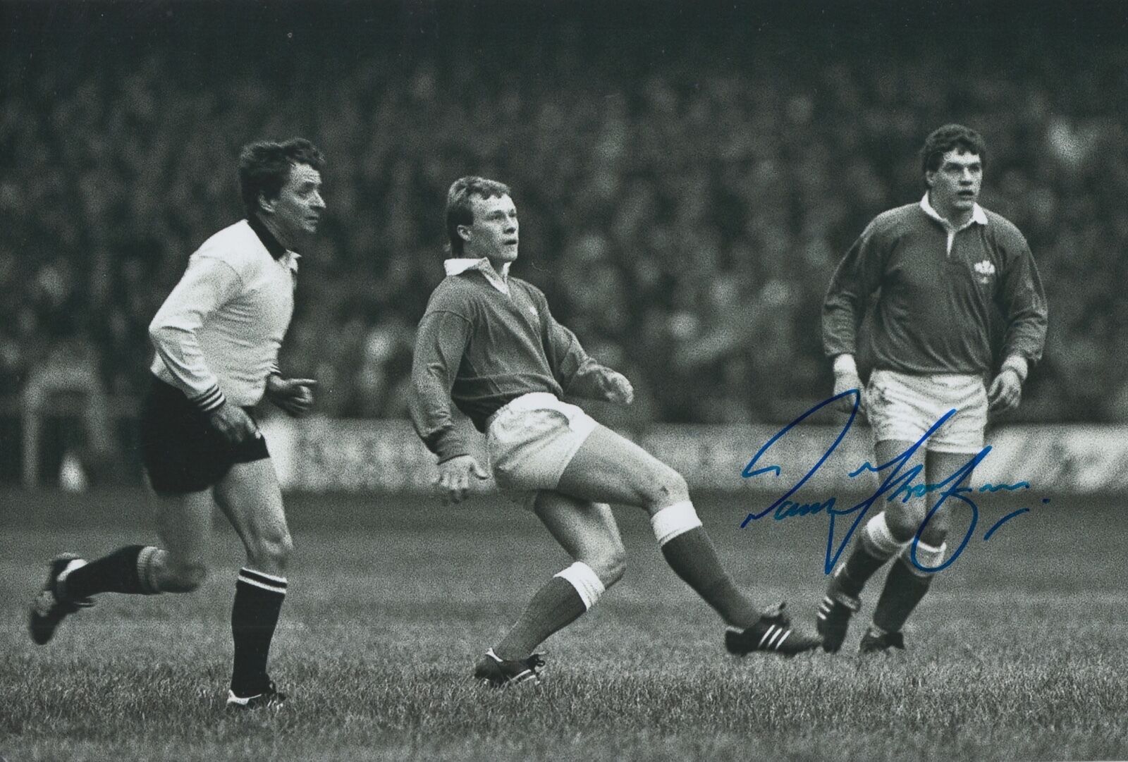 Paul Thorburn Hand Signed Wales Rugby 12x8 Photo Poster painting 16.