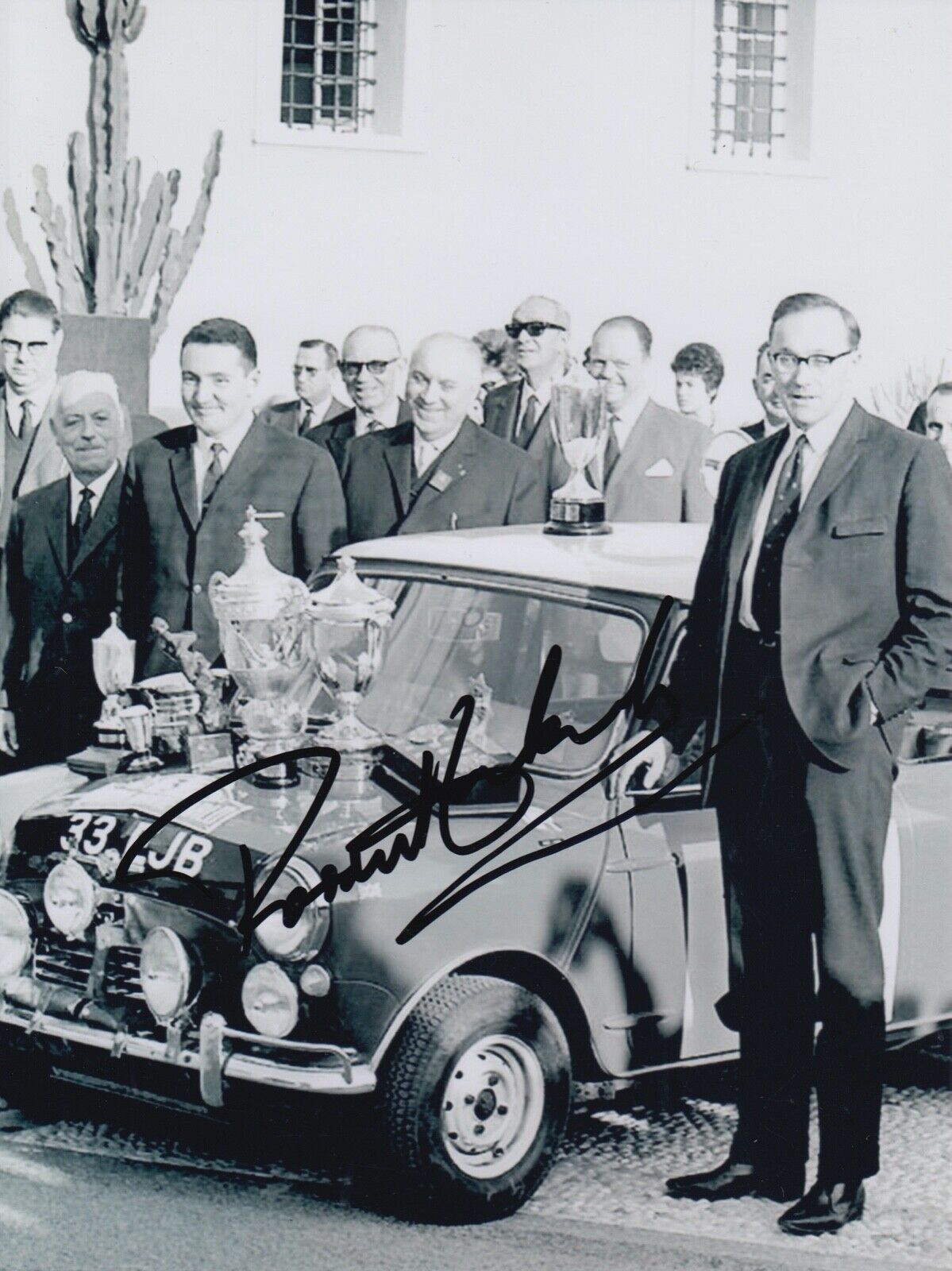 Paddy Hopkirk Hand Signed 8x6 Photo Poster painting - Rally Autograph.