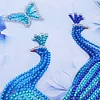 Blue Peacock  | Crystal Rhinestone  | Special Shaped Diamond Painting Kits