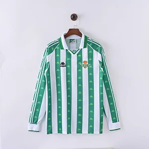 1995/1997 Retro Long Sleeve Real Betis Home Football Shirt 1:1 Thai Quality