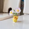 8pcs Cute Ceramic Vase Refrigerator Magnets Fridge Magnets Refrigerator Stickers