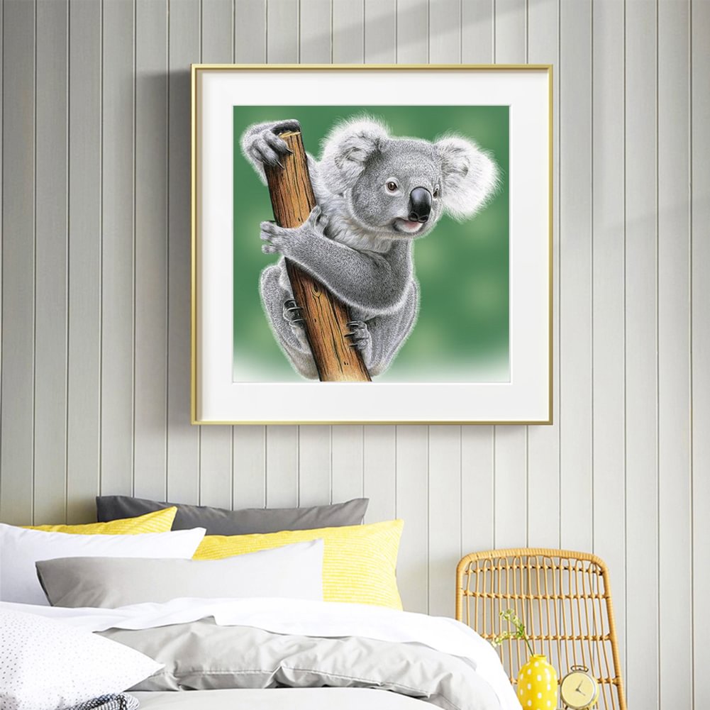 Koala-Full Round Diamond Painting 30*30CM