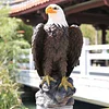 （BUY 2 FREE SHIPPING）Fiberglass Eagle Sculpture Eagle Simulation Ornaments Home Courtyard Roof Decoration