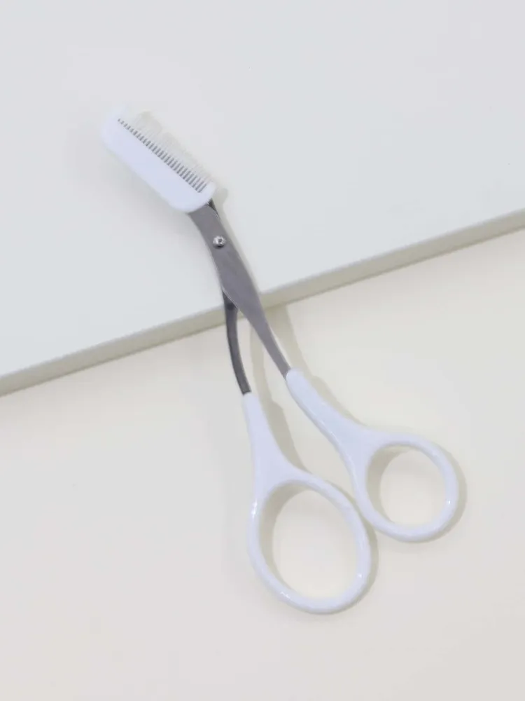 Eyebrow Trimming Scissor With Comb