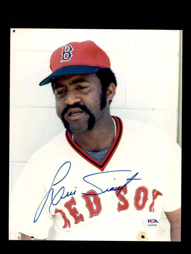 Luis Tiant PSA DNA Cert Signed 8x10 Photo Poster painting Red Sox Autograph