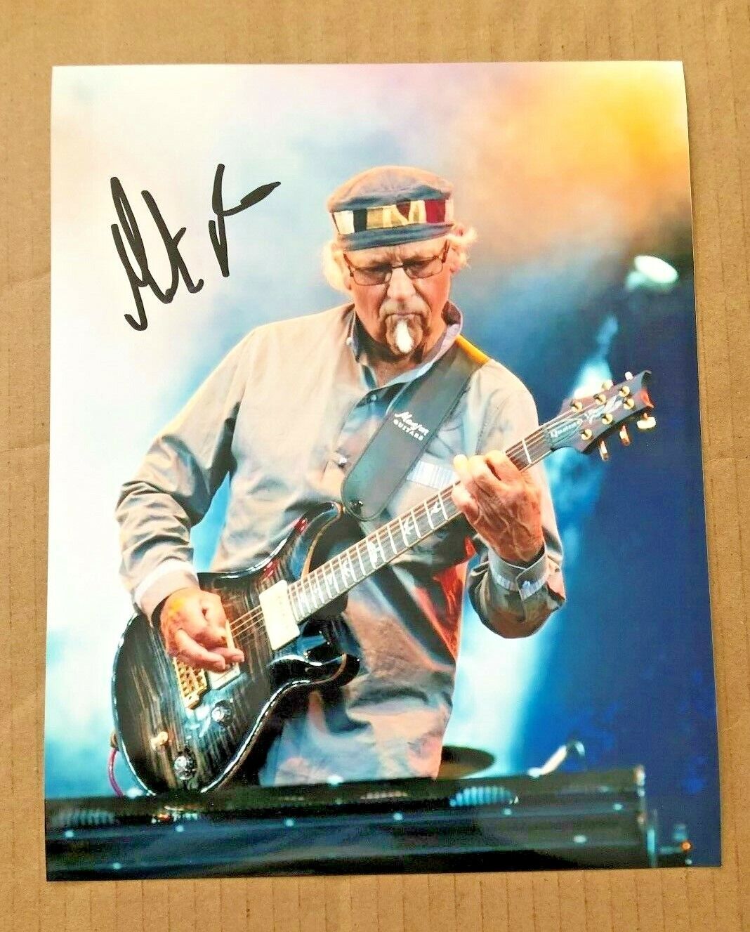 MARTIN BARRE SIGNED 8X10 Photo Poster painting W/COA JETHRO TULL ORIGINAL GUITARIST