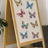 8Pcs Butterfly Diamond Painting Fridge Magnet Diamond Art Magnets Decals Kit