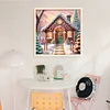 Xmas House-11CT Stamped Cross Stitch 50*50cm