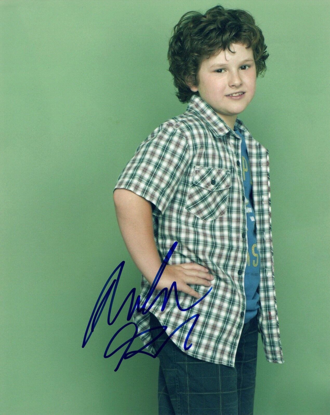 Nolan Gould Signed Autographed 8x10 Photo Poster painting Modern Family Luke COA AB