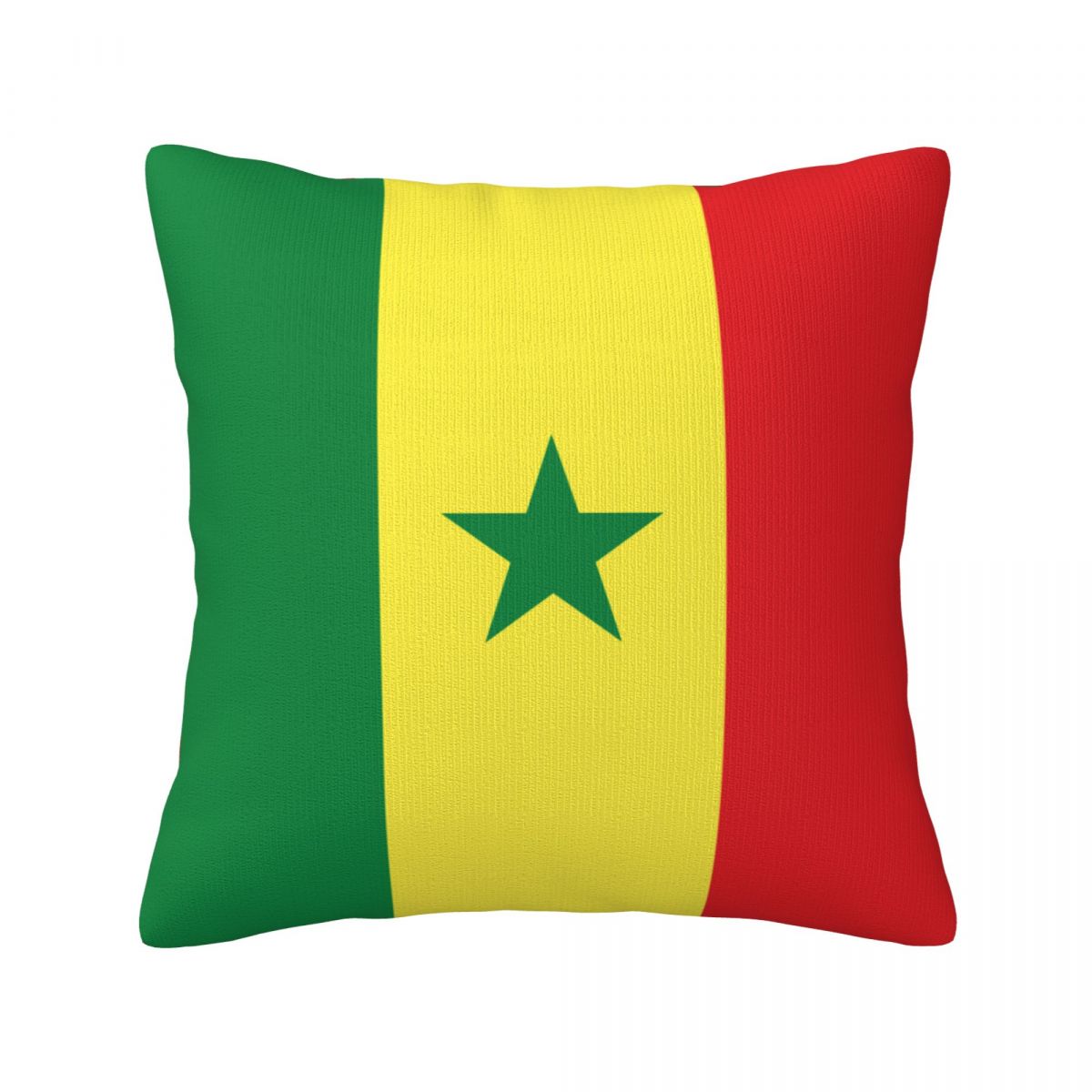 Senegal Flag Throw Pillow Covers 18x18