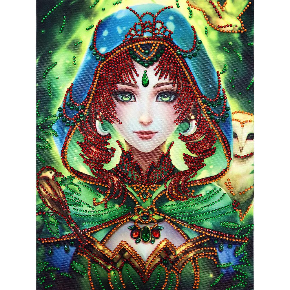 

30*40CM-Beauty-Special Shaped Diamond Painting, 501 Original