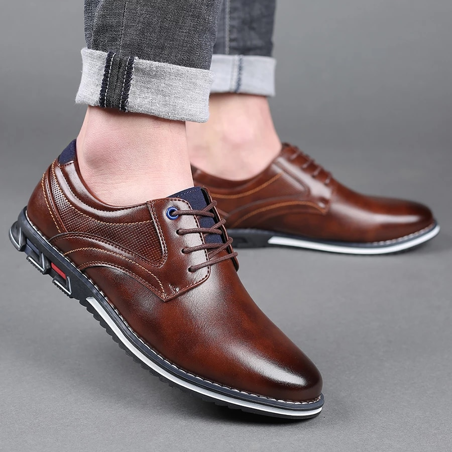 Gatsby Shoes Fancy Oxford Leather Shoes