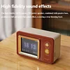Retro Lyrics Bluetooth Speaker Desktop Clock Calendar Ornaments Intelligent Floating Dynamic Lyrics Wireless Bluetooth Speaker
