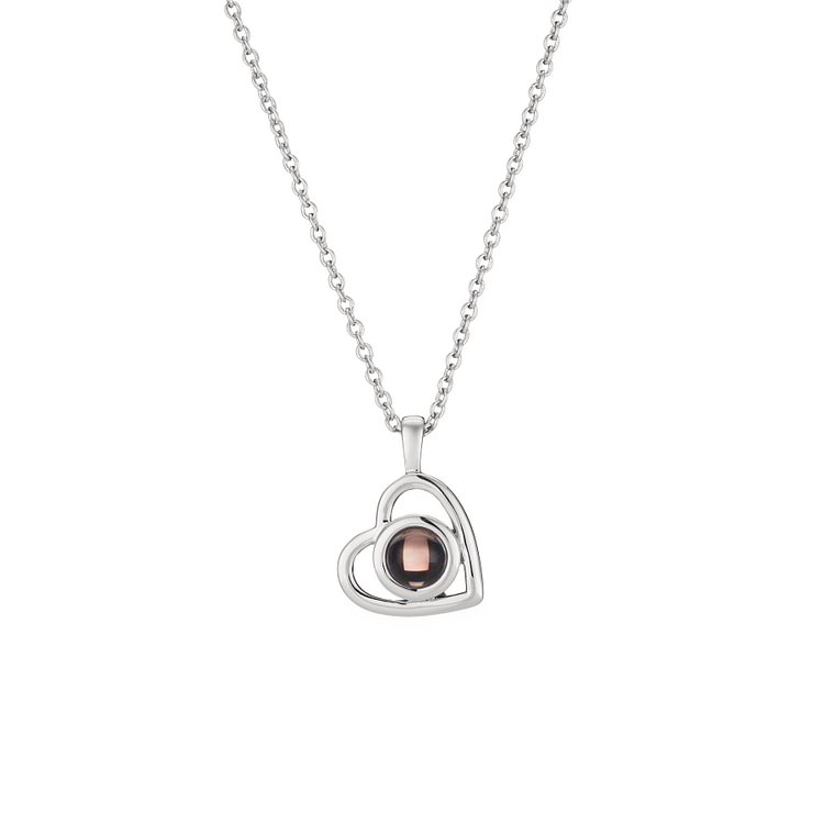 Wearfelicity Personalized Heart Photo Necklace
