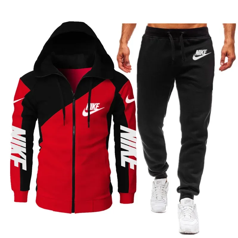 &Icirc;mbrăcăminte sport NIKE pentru bărbați (bluză și pantaloni)