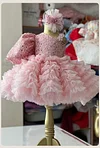 Kid Girl Princess Sequined Tutu Catwalk Dresses