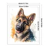 German Shepherd Dog-11CT Stamped Cross Stitch 40*50cm/15.75*19.69in tapestrymarket
