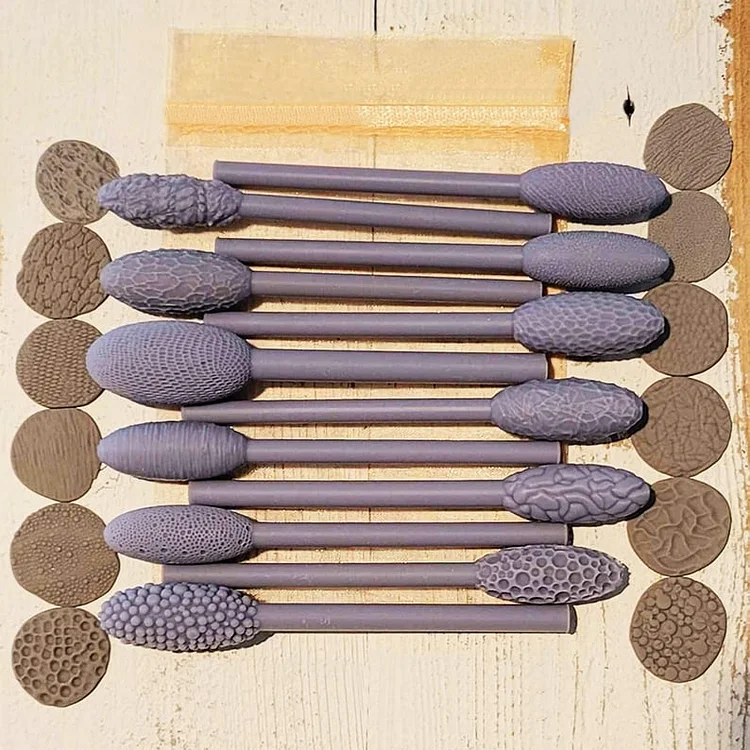 Texture Tool Sets for Clay Art- One Set 9 Pcs 