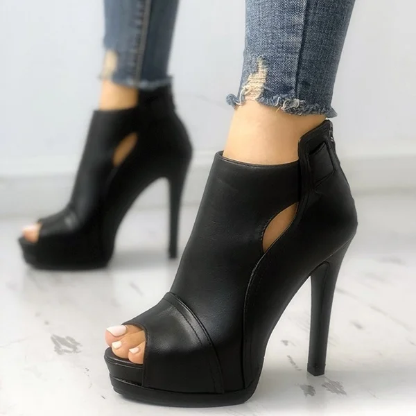 New Fashion Summer New Women Fashion Thin Heel Open Toe Solid Color High Heeled Sandals Cusp Peep-toe High-heeled Shoes