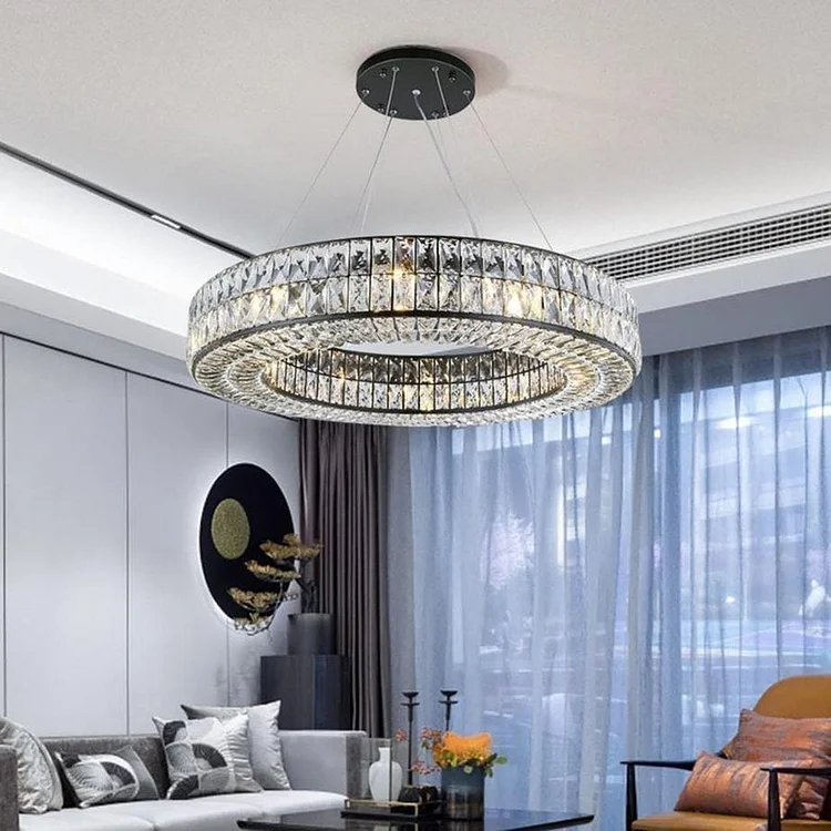 Modern Crystal Chandelier Living Room Light Fitting Vjlight
