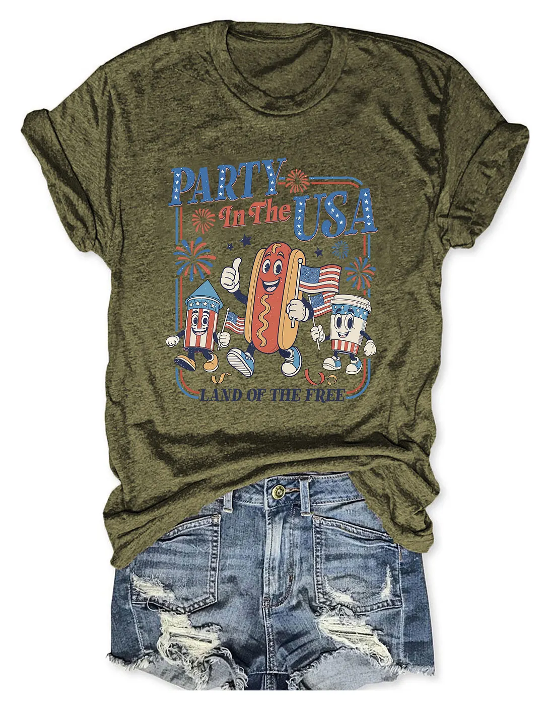 Retro Party In The Usa T-shirt