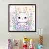 >SALE<Full Embroidery Eco-cotton Thread 11CT Printed Zodiac Rabbit Cross Stitch40x40cm