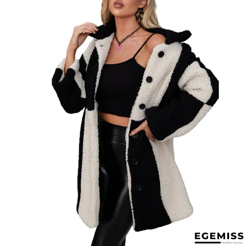 Medium and Long Autumn and Winter Lamb Cashmere Warm Coat for Women | EGEMISS