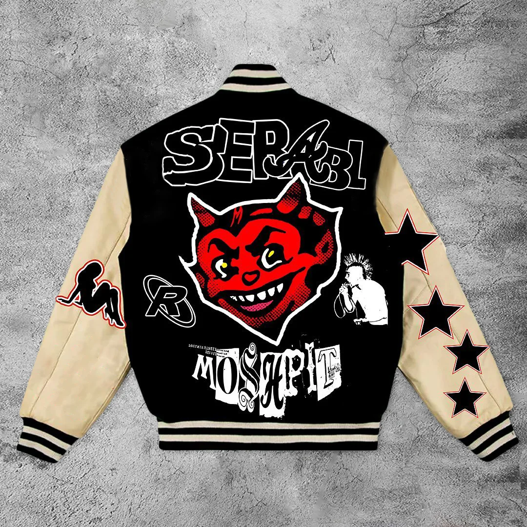 Diablo Little Devil Rugby Baseball Jacket