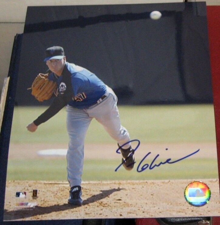 Tom Glavine New York Mets NY SIGNED 8x10 Photo Poster painting COA Autographed Baseball MLB HOF