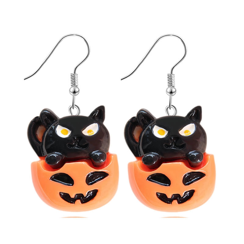 Halloween Cute Funny Halloween Pattern Resin Holiday Party