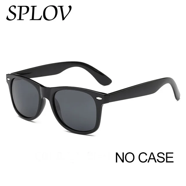 SPLOV Classic Square Polarized Sunglasses Men Women Brand Designer Coating Sun Glasses Vintage Driving Eyewear Oculos De Sol