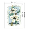 Orchid - 9CT Partial Beaded Cross Stitch Kit(32x50cm)