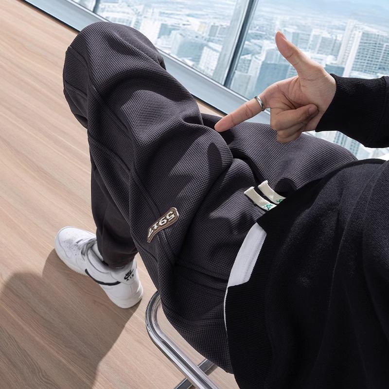 Winzsparks Autumn Winter KPOP Fashion Style Harajuku Slim Fit Trousers Loose Casual All Match Sweatpants Sport Plush Harlan Jogger Pants