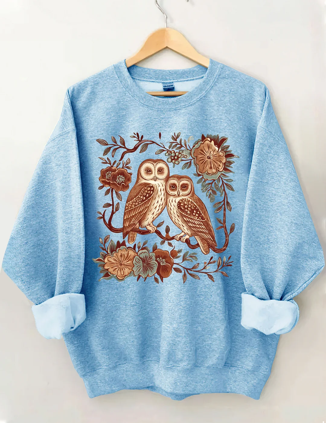 Floral & Owl Sweatshirt