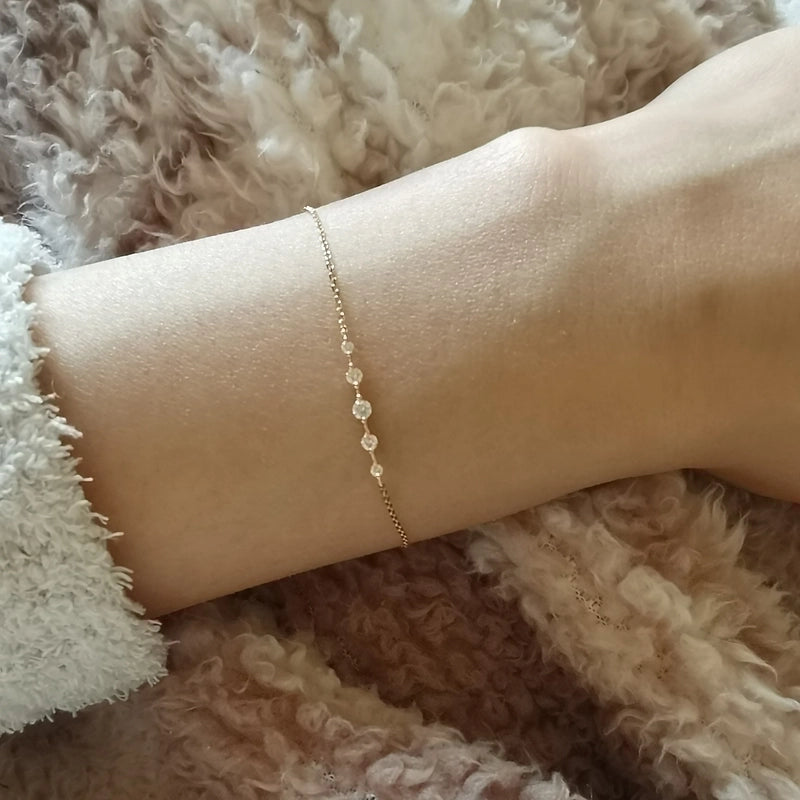 Basic Minimalist Geometric Sterling Silver Bracelets