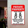 Warning - Vintage Metal Signs(12*16Inch) - Warning