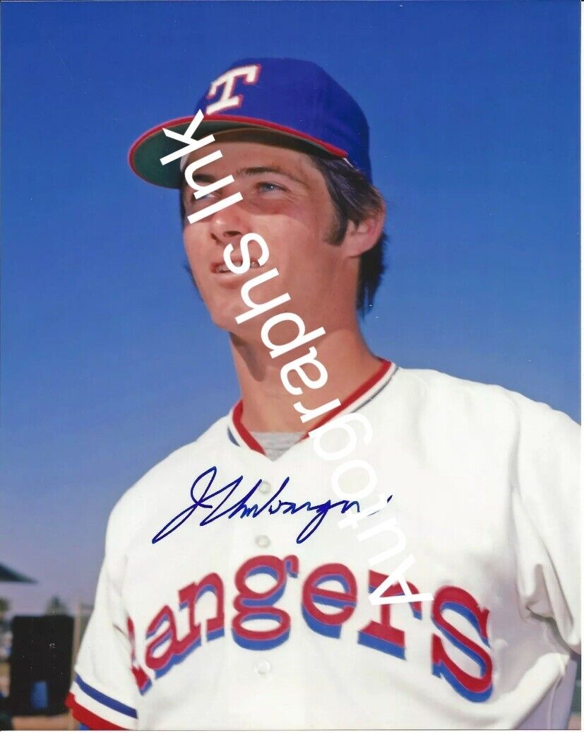 Jim Umbarger Texas Rangers Autographed 8x10#1