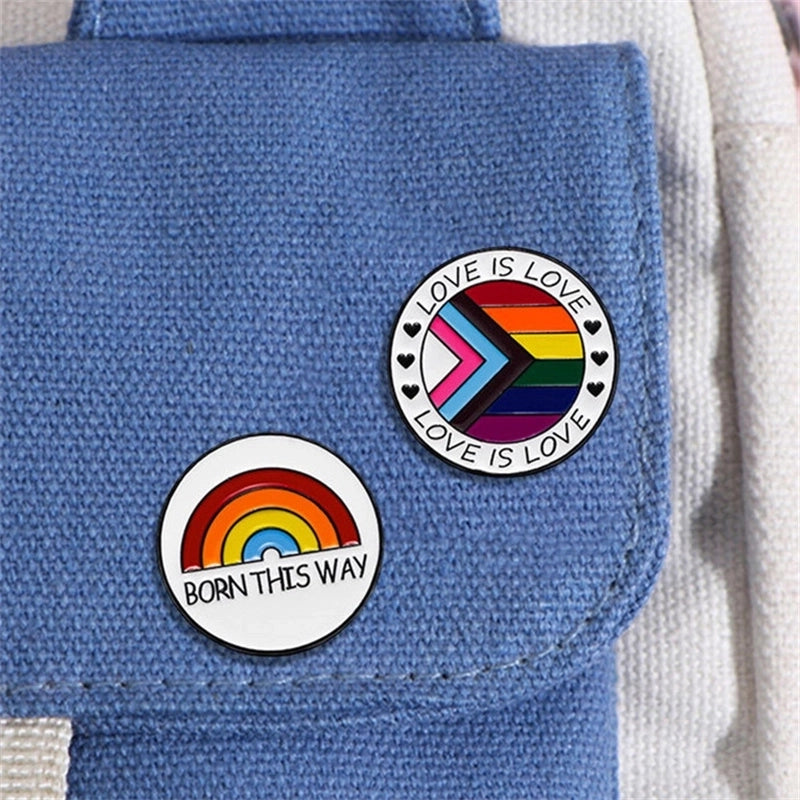 Casual Minimalist Color Block Alloy Unisex Brooches