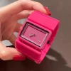 Acrylic trend ins style retro fashion simple wide bracelet watch casual women's quartz watch