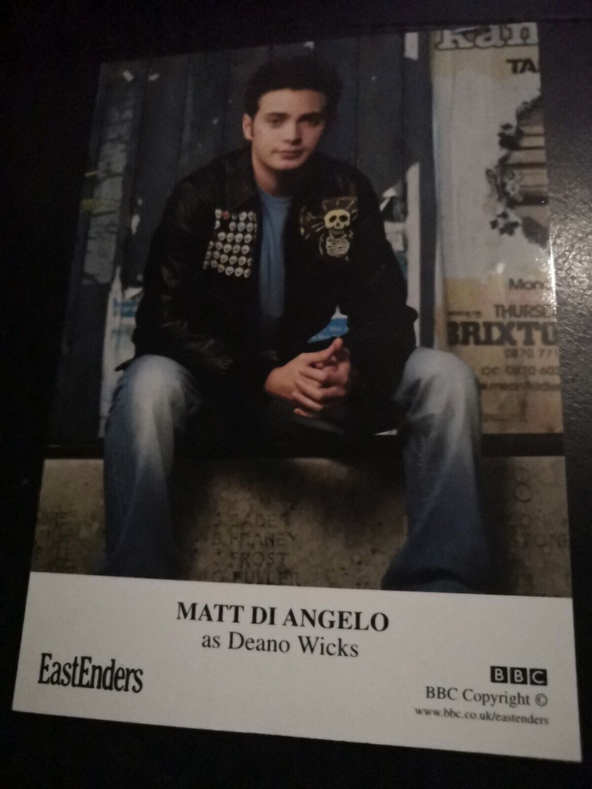 EASTENDERS UNSIGNED CAST CARD OF MATT DI ANGELO