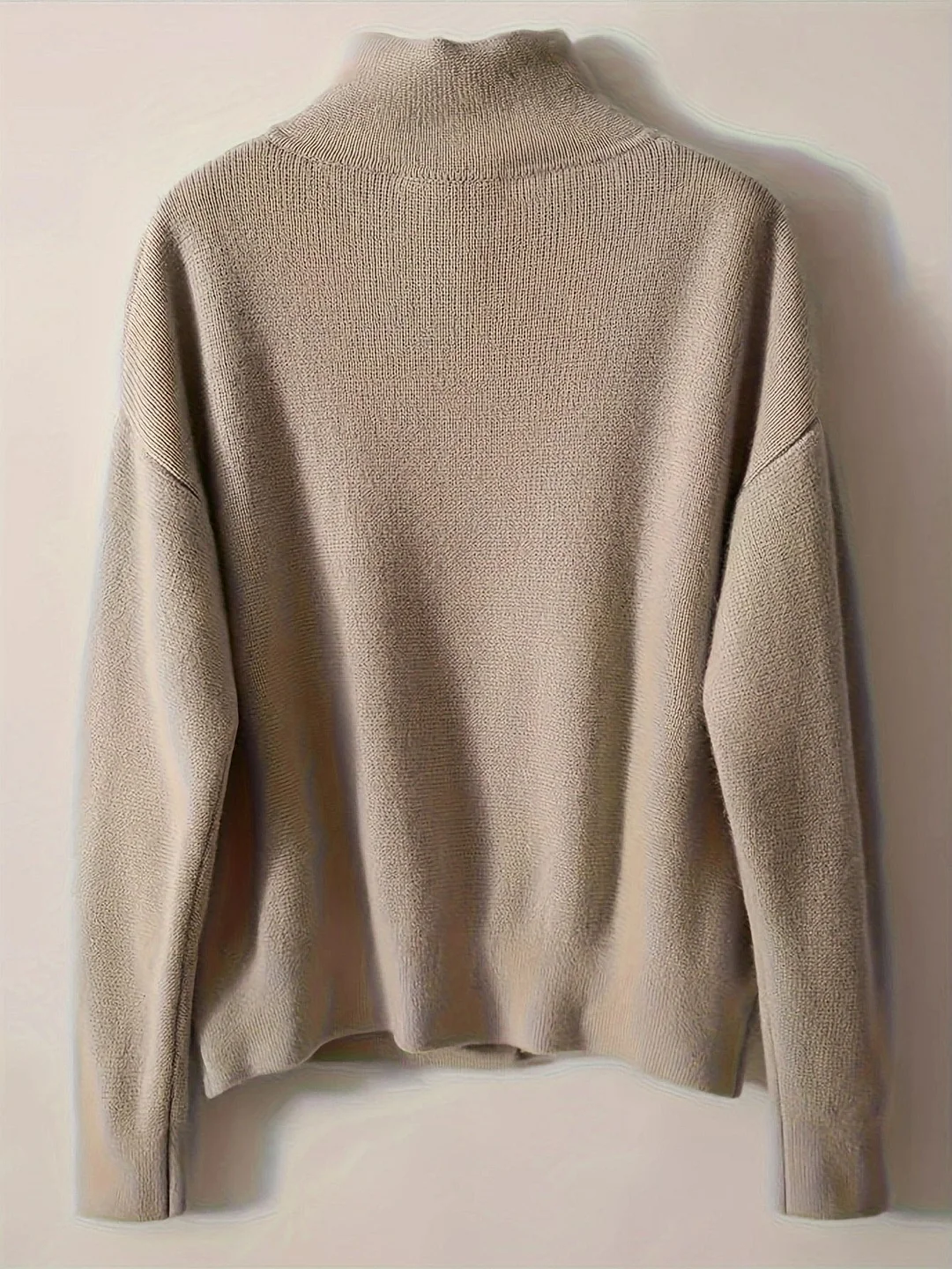 Nigikala Nigikala And Winter Women's Clothing Pure Color Leisure Single Row Buckle Collar Long-Sleeved Knitted Cardigan Women Elegant And Simple