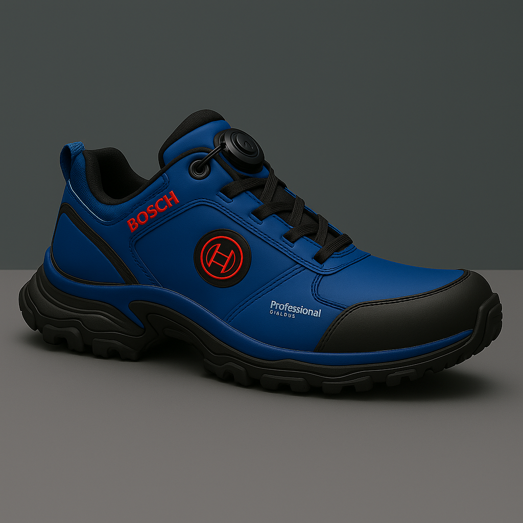 Buty robocze Bosch, z ochroną palców, odporne na pot i antypoślizgowe