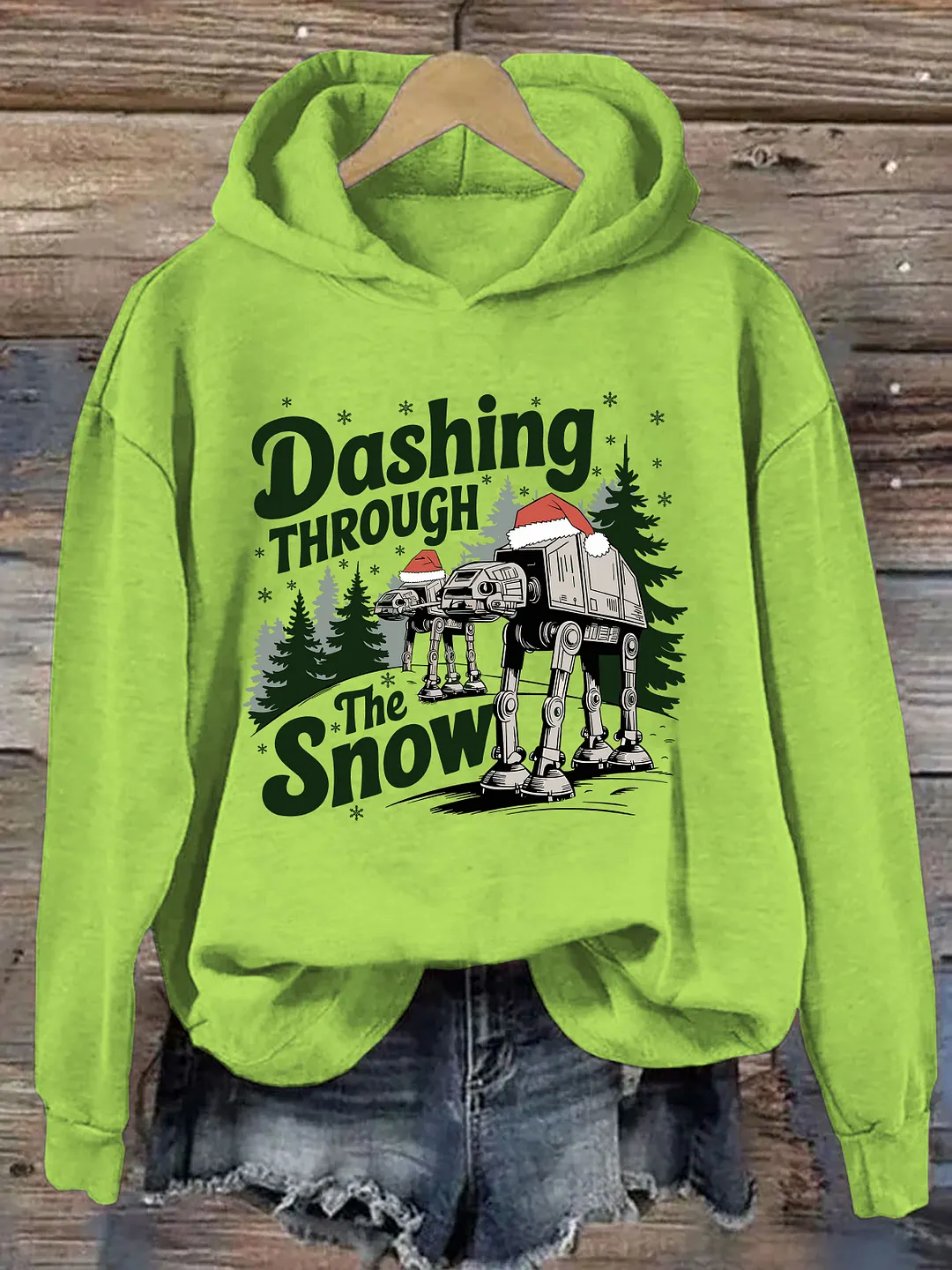 Dashing Through The Snow Christmas Hoodie