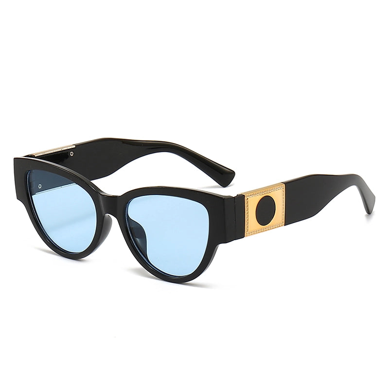 Casual Elegant Minimalist Geometric Pc Oval Frame Full Frame Women’s Sunglasses