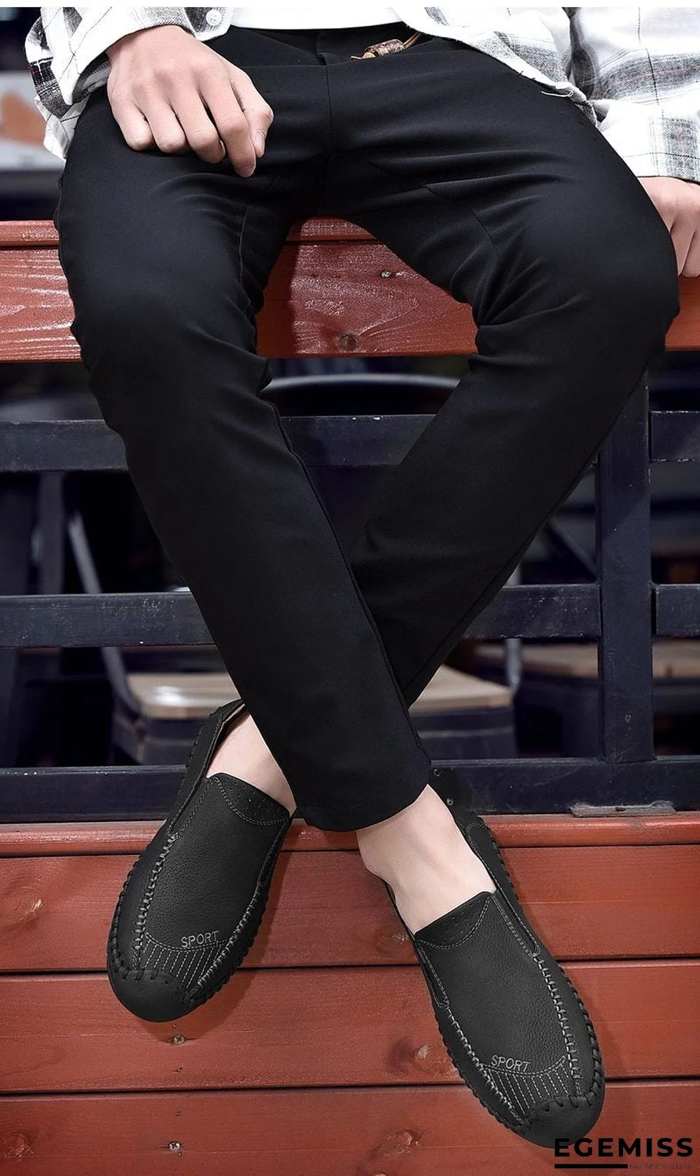 Casual Shoes Fashion Men's Shoes Casual Driving Shoes Soft Moccasins Flats Footwear Men Loafers | EGEMISS