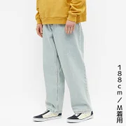 Standawon school outfits Hip Hop Polar Big Boy Jeans Y2K Pants Sweatpant Cartoon Retro Blue Baggy Jeans Embroidery Men Women Fashion Casual Wide Trouser
