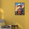 Diamond Painting-DIY Full Round Drill Cowboy Squirrel