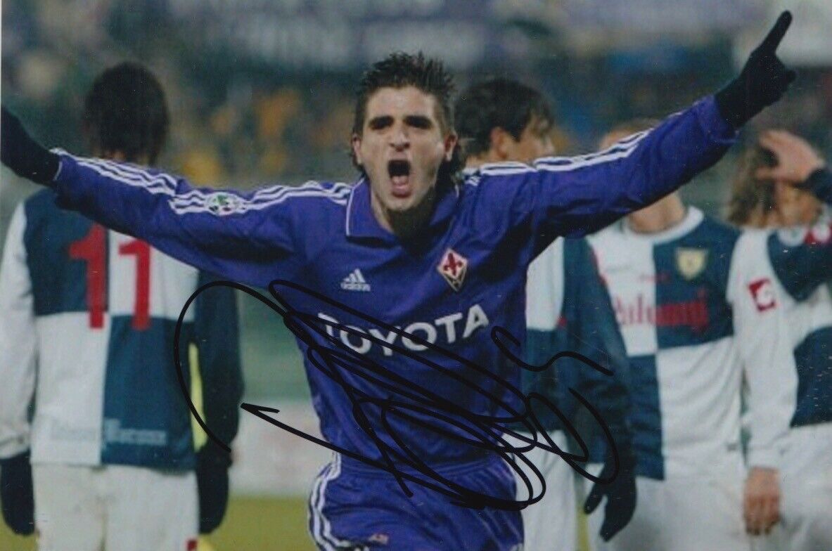 JAVIER PORTILLO HAND SIGNED 6X4 Photo Poster painting FIORENTINA FOOTBALL AUTOGRAPH