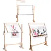 Adjustable Height Wooden Embroidery Stand Cross Stitch Embroidery Frame Holder